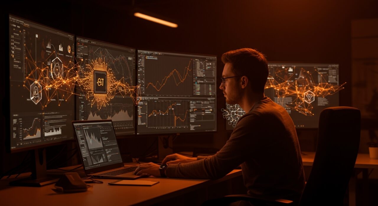 Ingeniero full stack desarrollando inteligencia artificial para marketplace en el sector público, en entorno tecnológico innovador de startup YC.