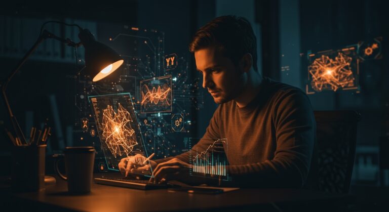 Founding Engineer especializado en IA aplicada trabajando en un entorno tecnológico avanzado dentro de una startup respaldada por Y Combinator.