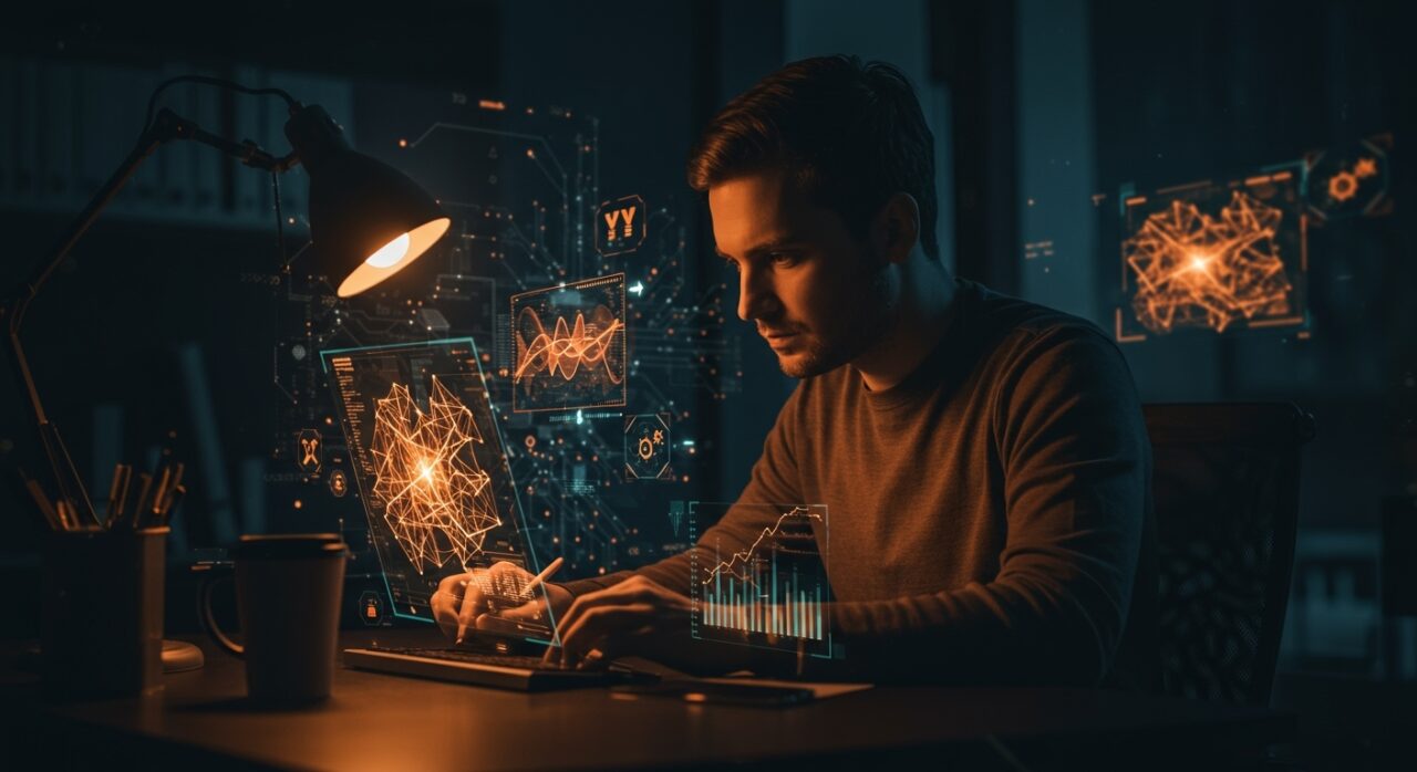 Founding Engineer especializado en IA aplicada trabajando en un entorno tecnológico avanzado dentro de una startup respaldada por Y Combinator.