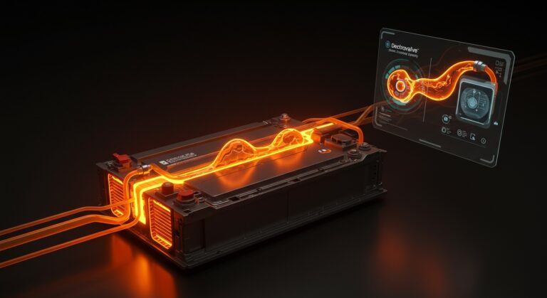 Sistema inteligente de refrigeración Dectravalve para baterías de vehículos eléctricos mejorando autonomía y seguridad.