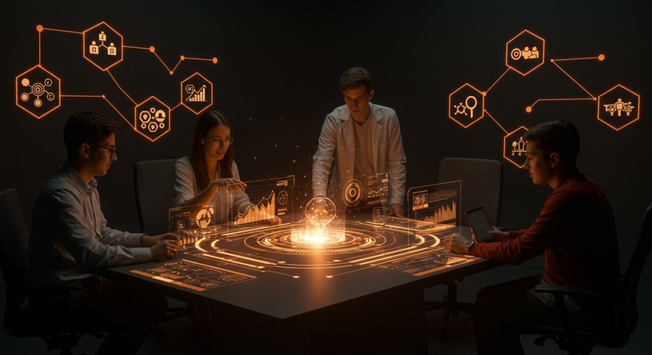 Innovación y startups colaborando en TecnoForum 2025 con transferencia tecnológica y financiación en un ecosistema startup vibrante.