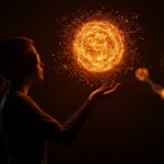 Innovación en inteligencia espacial de IA destacada por Fei-Fei Li, mostrando creatividad digital, robótica e inteligencia artificial aplicada a startups.