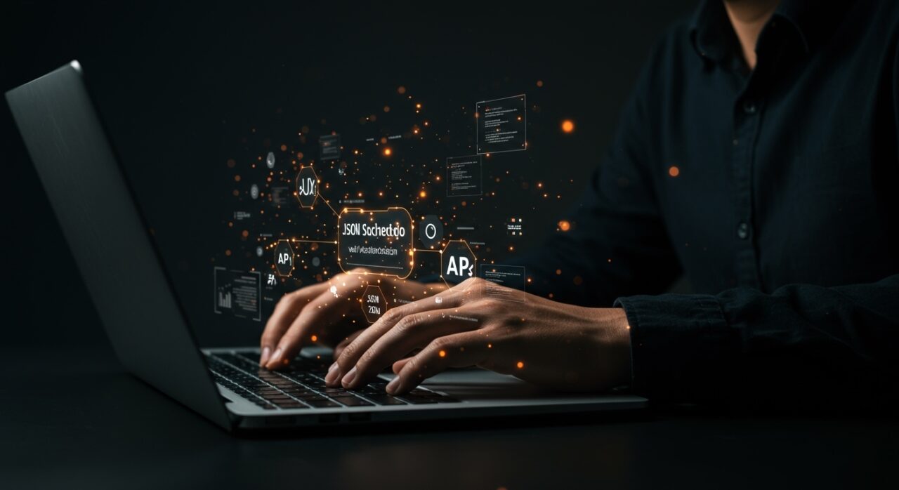Validación automatizada de datos con JSON Schema y vocabularios para APIs en startups tecnológicas.