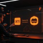 Desarrollador tecnológico en un entorno digital mostrando la migración de KDE Plasma 6.8 hacia Wayland eliminando soporte X11 en Linux.