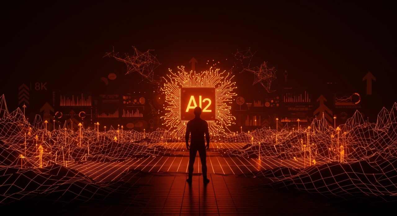 Kimi K2 de Moonshot destacado como líder en IA open source superando a GPT-5, ilustrado con metáforas visuales de redes neuronales y tecnología para startups.