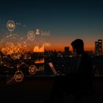 Solopreneur utilizando inteligencia artificial en el ecosistema startup de Madrid impulsando la equidad y la transformación tecnológica.