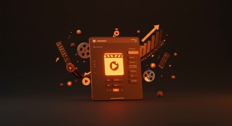 Interfaz digital destacando el alquiler de películas en Letterboxd, reflejando tendencias de consumo digital y oportunidades para startups en LATAM.