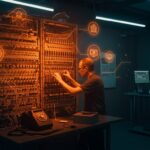 Rescate y preservación del sistema Lucent 5ESS en telecomunicaciones destacada en museo tecnológico.