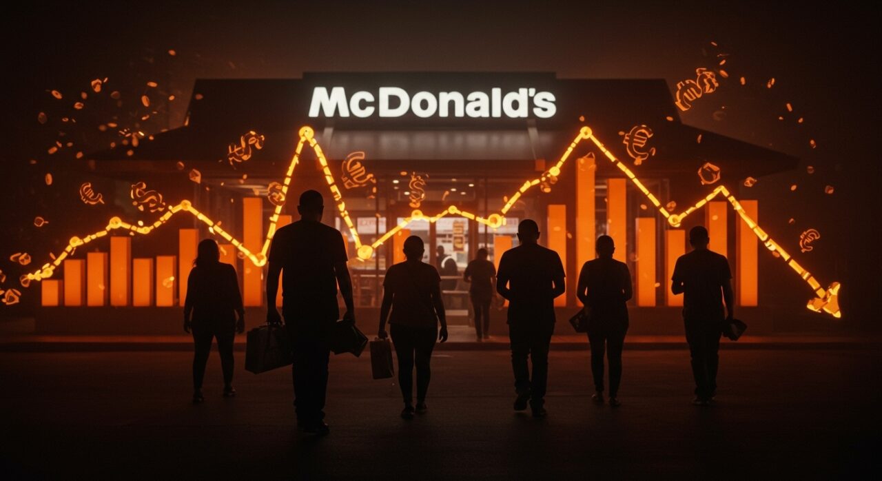 Clientes de bajos ingresos alejándose de McDonald's debido a la inflación y el impacto económico en el consumo de comida rápida.
