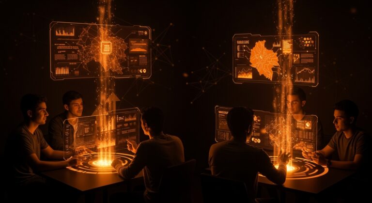 Colaboración de startups de inteligencia artificial en Valle del Cauca con mentoría y herramientas tecnológicas innovadoras.