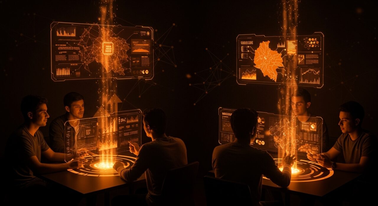 Colaboración de startups de inteligencia artificial en Valle del Cauca con mentoría y herramientas tecnológicas innovadoras.