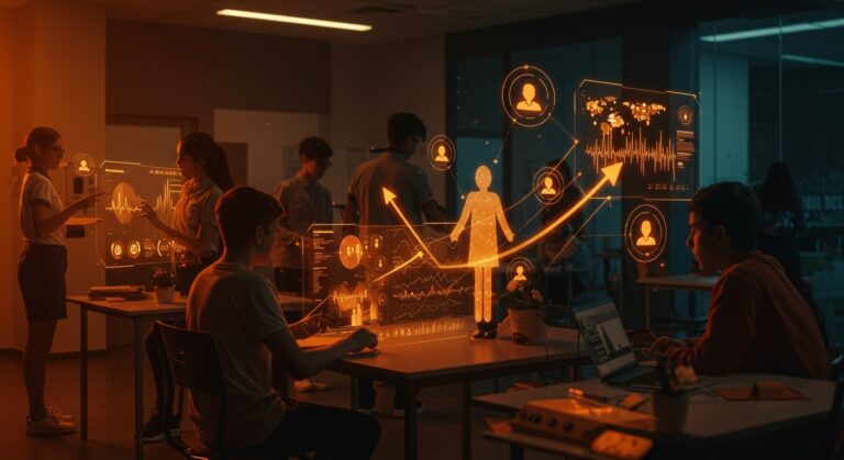 Startup chilena Muud utilizando inteligencia artificial para anticipar crisis emocionales y mejorar la salud mental en colegios y empresas.