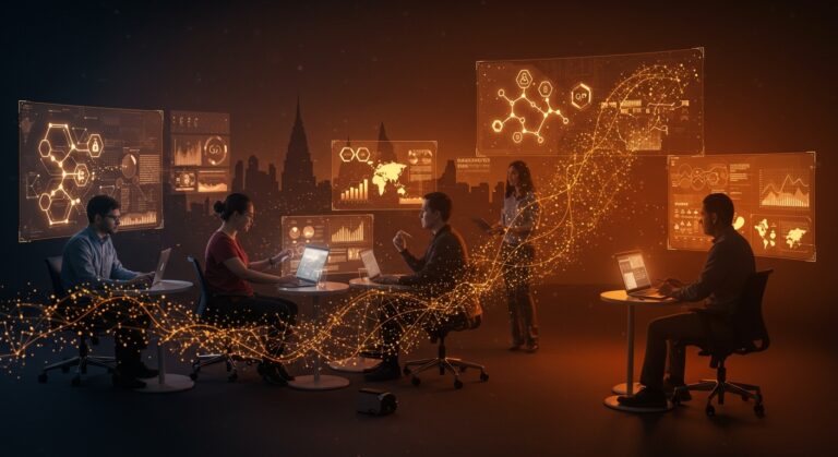 Actividades de tecnología y telecomunicaciones en Costa Rica con eventos sobre blockchain e inteligencia artificial.