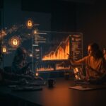 Modelos de lenguaje AI abierta y personalizable Olmo 3 de Ai2 representados en un entorno colaborativo tecnológico para startups.