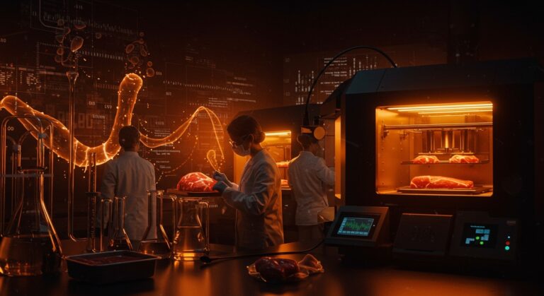 Tecnología de bioimpresión patentada en México revolucionando la carne cultivada y la innovación biotecnológica en startups latinoamericanas.