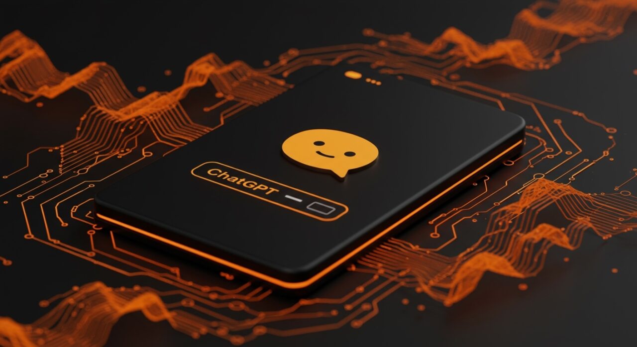 Interfaz digital de personalización de ChatGPT de OpenAI para mejorar la generación de texto con IA, enfocada en control de guion largo y naturalidad.