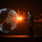 Ejecutivo fintech en India supervisando la expansión global y la IPO de Pine Labs con valorización y crecimiento financiero.