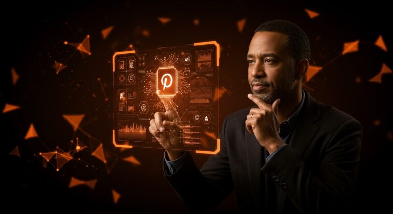 Pinterest CEO utilizando inteligencia artificial open source para optimizar búsqueda visual y reducir costos en startups tecnológicas.