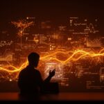 Representación visual de tipos dependientes y formalización matemática en entornos computacionales como Isabelle, AUTOMATH y Lean, en estilo editorial para Ecosistema Startup.