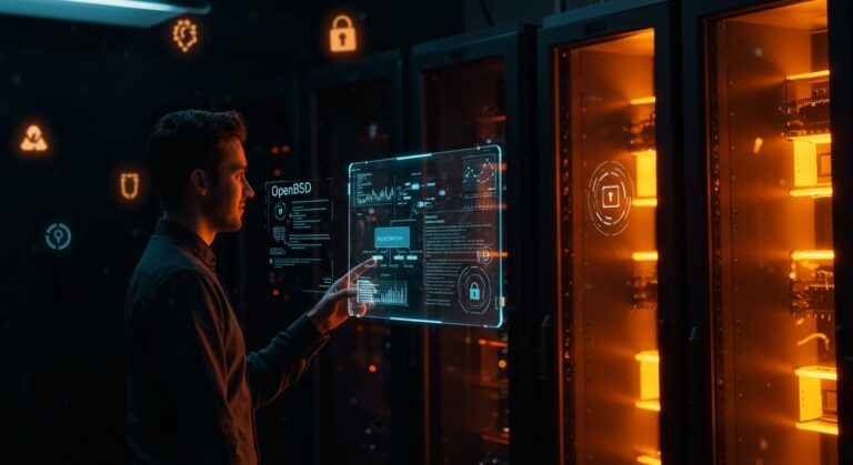 Infraestructura segura con OpenBSD para startups tech en 2025 destacada en seguridad informática y software libre.