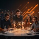 Startup chilenas colaborando en innovación tecnológica y premio nacional de inteligencia artificial impulsando la transformación digital.