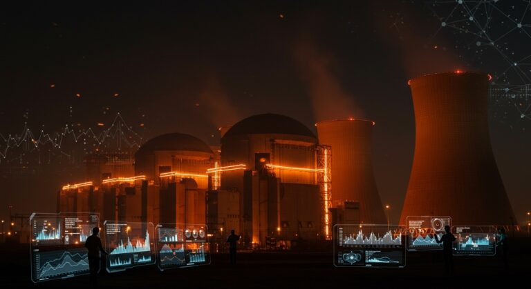 Primera central nuclear modular del Reino Unido en Gales simbolizando innovación energética y oportunidades para startups tecnológicas.