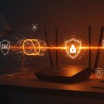 Router VPN doméstico avanzado con OpenWrt y WireGuard mostrando protección total y automatización de red para privacidad y seguridad de dispositivos.