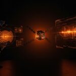 Satélite de SpaceX Starshield en órbita con metáforas visuales de regulación satelital y frecuencias, reflejando desafíos para startups tecnológicas.