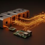 Mac mini convertidos en servidores dedicados gestionados por Raspberry Pi para infraestructura cloud y desarrollo macOS en startups tecnológicas.