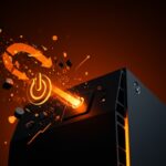 Solución del bug de 'Actualizar y Apagar' en Windows 11 con la patch 25H2 destacada en imagen editorial moderna.