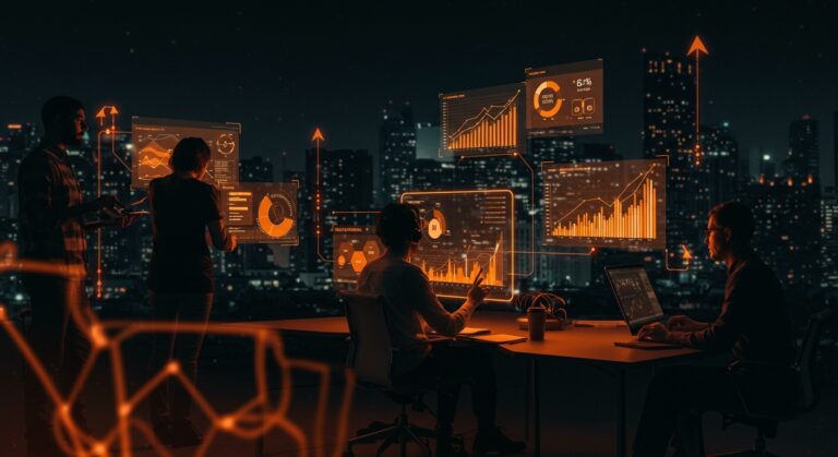 Equipo de startup innovando en ahorro energético mediante tecnología y optimización de tarifas en el mercado energético.