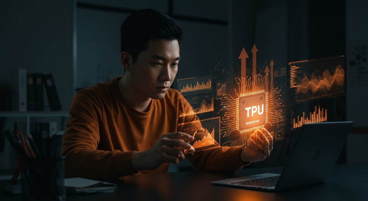 Startup china desarrollando chip TPU de IA para competir con NVIDIA en el mercado tecnológico.