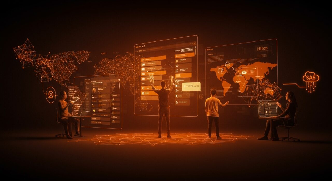 Startup mexicana organizando mensajes de WhatsApp en tareas con inteligencia artificial y modelo SaaS, mostrando expansión y crecimiento empresarial.