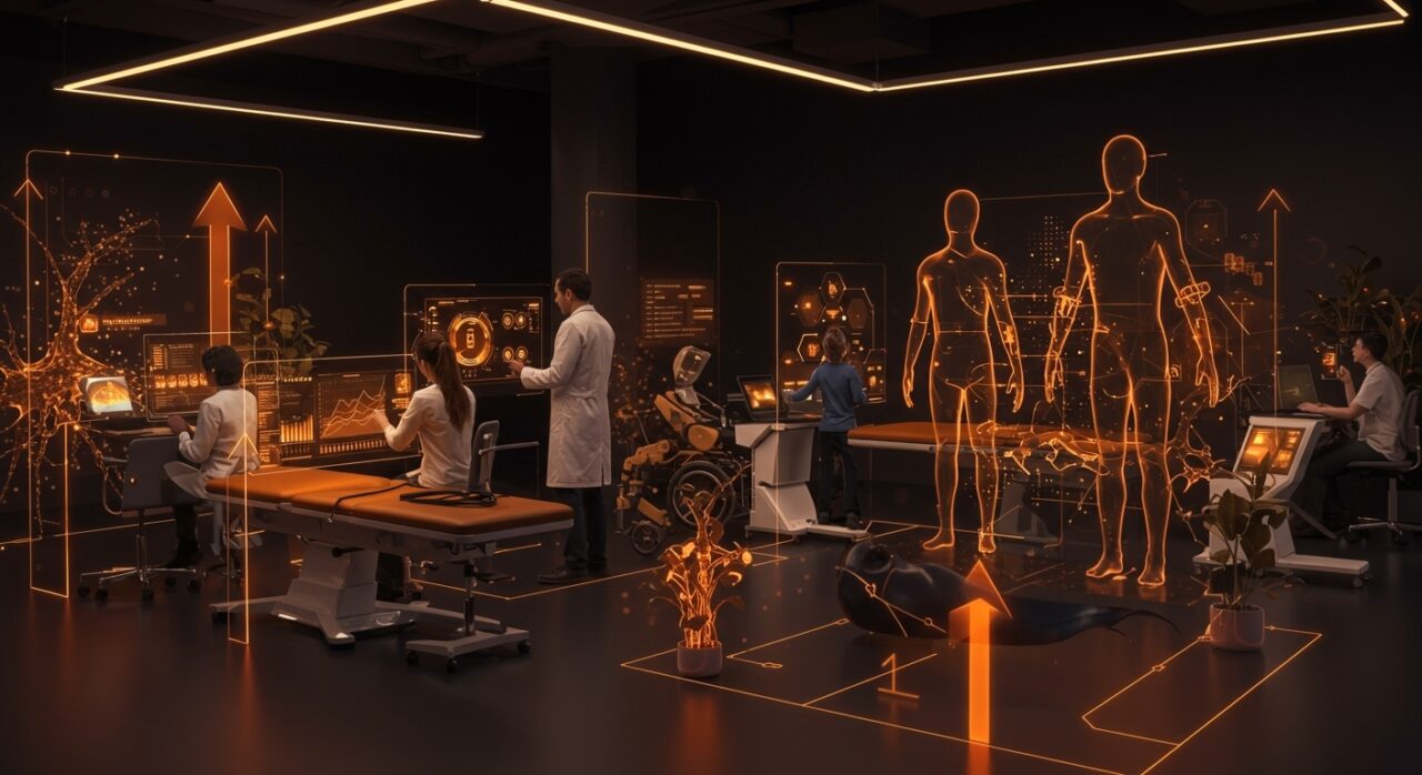 Startup de rehabilitación con IA en Valencia mostrando innovación healthtech y tecnología avanzada para la recuperación y demencia.