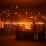 Startup de IA musical Suno recibiendo financiación récord y enfrentando retos legales en derechos de autor, ilustrado con elementos tecnológicos y simbólicos de escalabilidad.