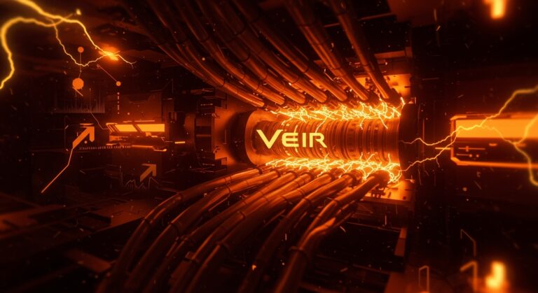 Superconductores integrados en data centers modernizados por VEIR, destacando innovación en infraestructura tecnológica.