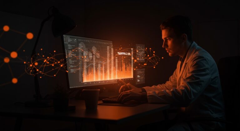 Modelo transformer TabPFN-2.5 simplificando el análisis predictivo de datos tabulares en startups tech con inteligencia artificial aplicada.