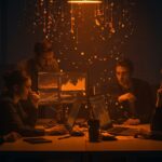 Fundadores tecnológicos analizando datos y tendencias clave de despidos tech 2025 y su impacto en el mercado laboral de startups.