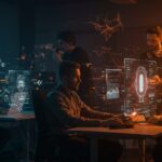 Ingenieros de IA trabajando en startup innovadora de Voice AI en Berlín, enfocada en tecnologías modernas y telefonía IA.