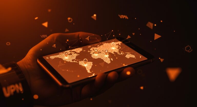 Mapa digital con pines de localización en smartphone, representando riesgos de desinformación y manipulación digital en Twitter.