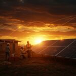 Instalación de mini-grids solares en Latinoamérica impulsada por Unergy, destacando la financiación cleantech y acceso a energía limpia.