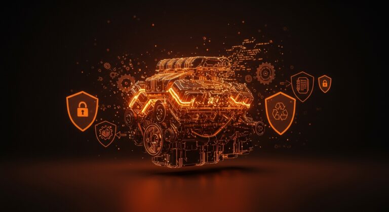 Innovaciones en el Garbage Collector de V8 mostrando gestión avanzada de memoria y seguridad para JavaScript y WebAssembly en ecosistema startup.