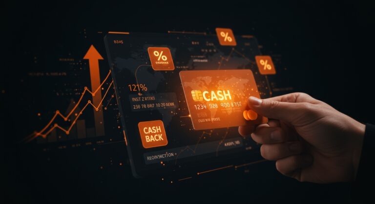 Tarjeta de débito Venmo con recompensas cash back resaltadas, representando tendencias fintech impulsadas por generación Z.