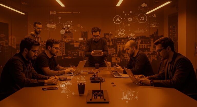 Startups canarias destacando en Web Summit Lisboa 2025, mostrando innovación en IA, sostenibilidad y networking en tecnología.