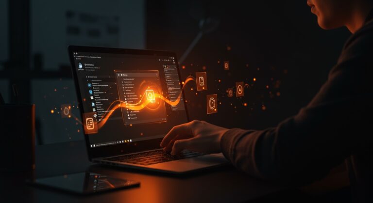 Windows 11 mejorado con File Explorer optimizado para mayor rendimiento en entornos tecnológicos y startups.