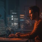 Profesional usando recetas de Claude Code para automatización e IA aplicada que aumentan la productividad en startups.