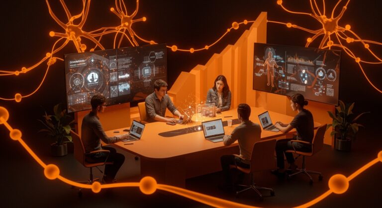 Grupo diverso de emprendedores latinoamericanos liderando innovación en startups de fintech, IA, edtech y salud digital en LATAM 2026.