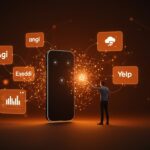 Alexa integrando Angi, Expedia, Square y Yelp con inteligencia artificial y automatización en el ecosistema startup.