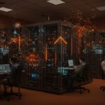 Centro de datos on-premises de Amazon y Nvidia mostrando innovación y control total de IA empresarial para startups tecnológicas.