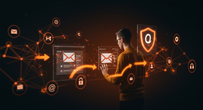 Automatización y seguridad en gestión de emails empresariales con integración segura en Gmail y Microsoft 365 para startups.